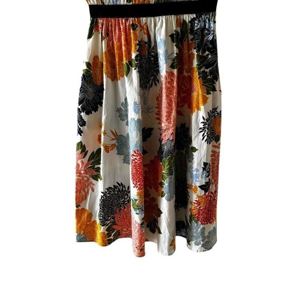 Zara Floral Print  Multicolor Bohemian Elastic Waist  Back Zipper SZ XS #2413 - Picture 6 of 14